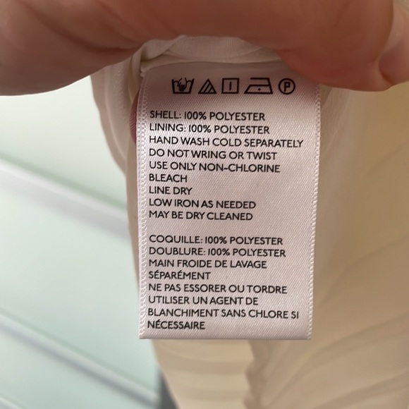 Off white high low dress with low back - Picture 7 of 7